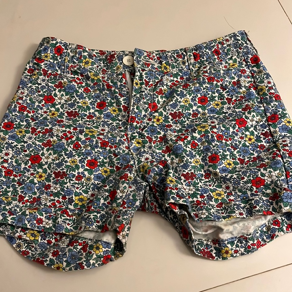 Girls GAP shorts floral size 12